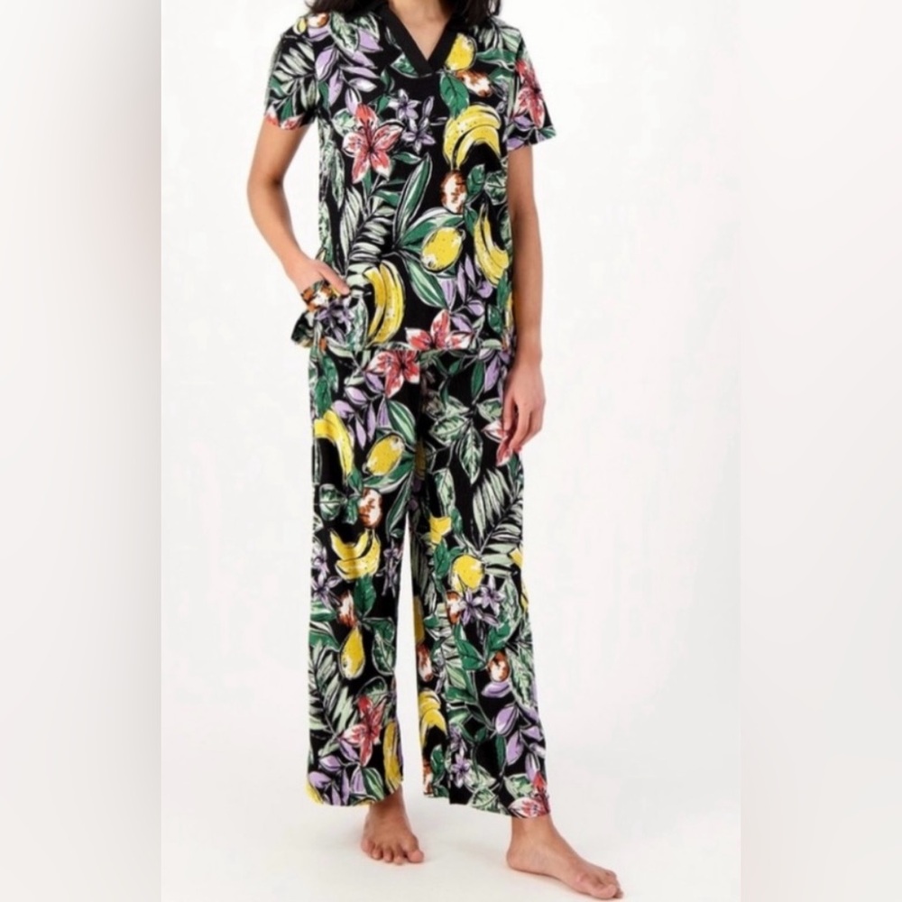 cuddle, duds, crêpe knit, paradise polo top, and pant lounge set